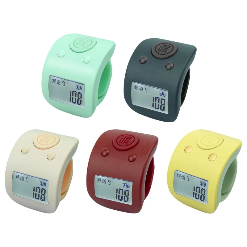 

Rechargeable Digital Finger Ring LED Electronic Hand Tally Timer Counter Clicker Dropship