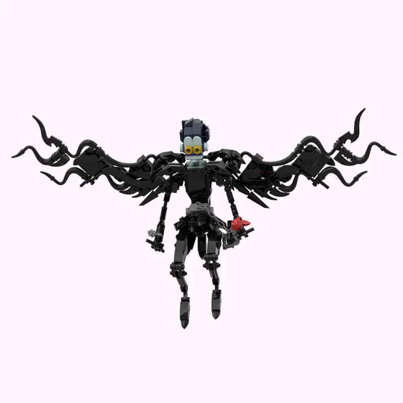 308피스 MOC 데스노트 류크 포즈 가능 피규어 크리에이터 모델 빌딩 블록 아키텍처 크리스마스 선물 장난감 교육용 키즈 브릭