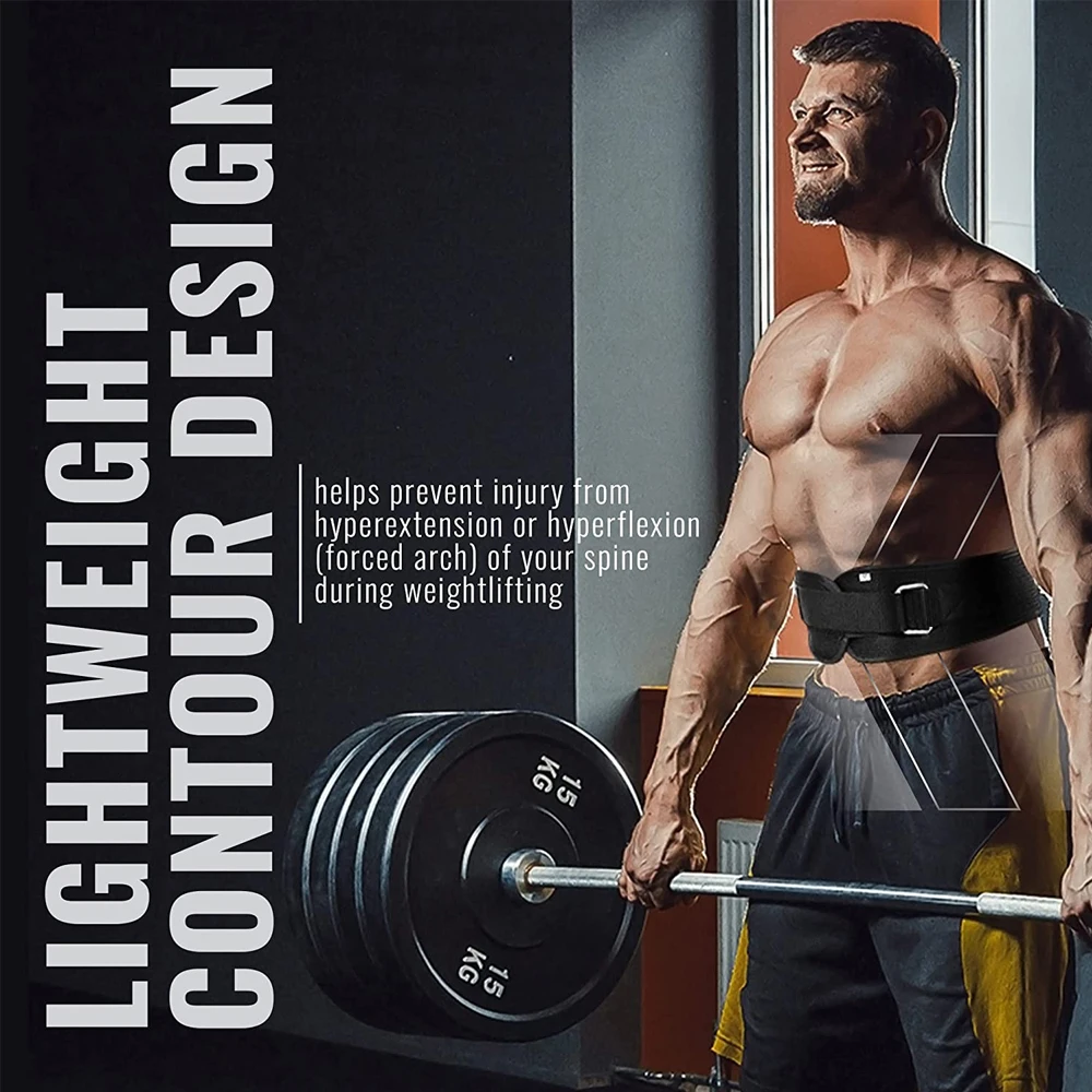 Weightlifting Belt Back Support Belt Weightlifting Waist Belt For Men & Women Auto-Lock Workout Back Support For Lifting Fitness Powerlifitng