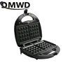DMWD 3 in 1 Electric MINI Egg Waffle Sandwich Maker Grilling Plates Breakfast Baking Machine Panini Toaster Bread Frying Pan EU 5