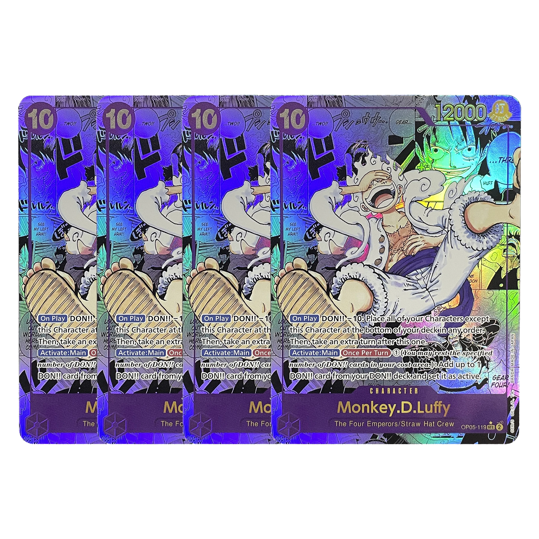 ONE PIECE Card OPCG LUFFY Set OP10-118 Monkey-D-Luffy SEC Alt Art TCG  English Edition - Royal Blood Collection Proxy Card - AliExpress