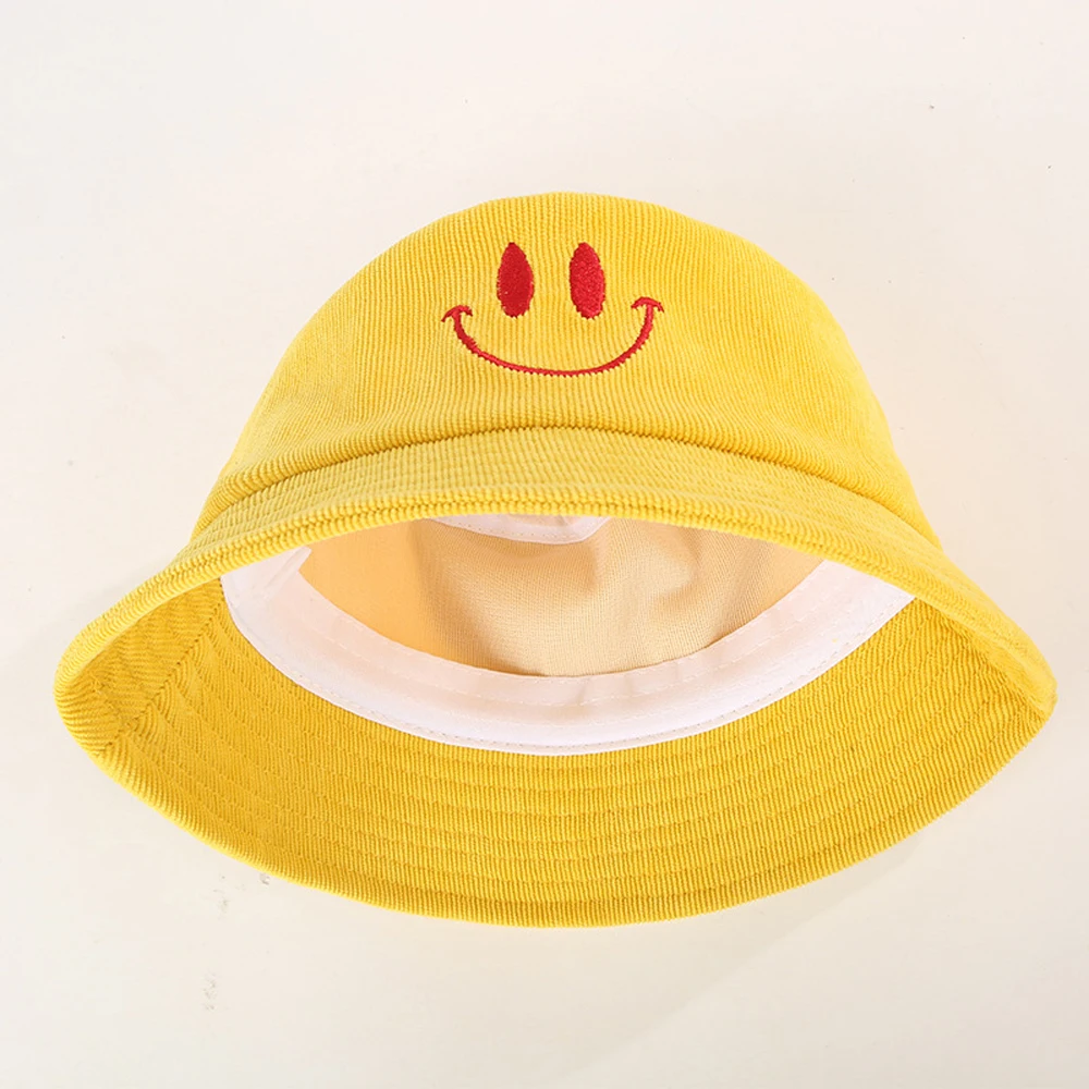 stussy bucket hat Unisex SMILE Bucket Hat Fishing Outdoor Hip Hop Cap Men's Summer For Fisherman Hat Women 2022 New Bone Feminino cheap bucket hats