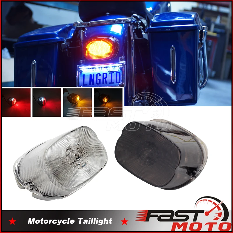 

Motorcycle Brake Tail Light For Harley Sportster XL883 Low Rider Touring Road King Electra Glide Softail Standard FXST Taillight