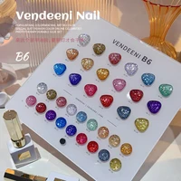 18 Colors Holographic Glitter Gel Nail Polish Spring Color Sparkling Sequins Soak Off Uv Led Varnish Nail Art Decoration 1
