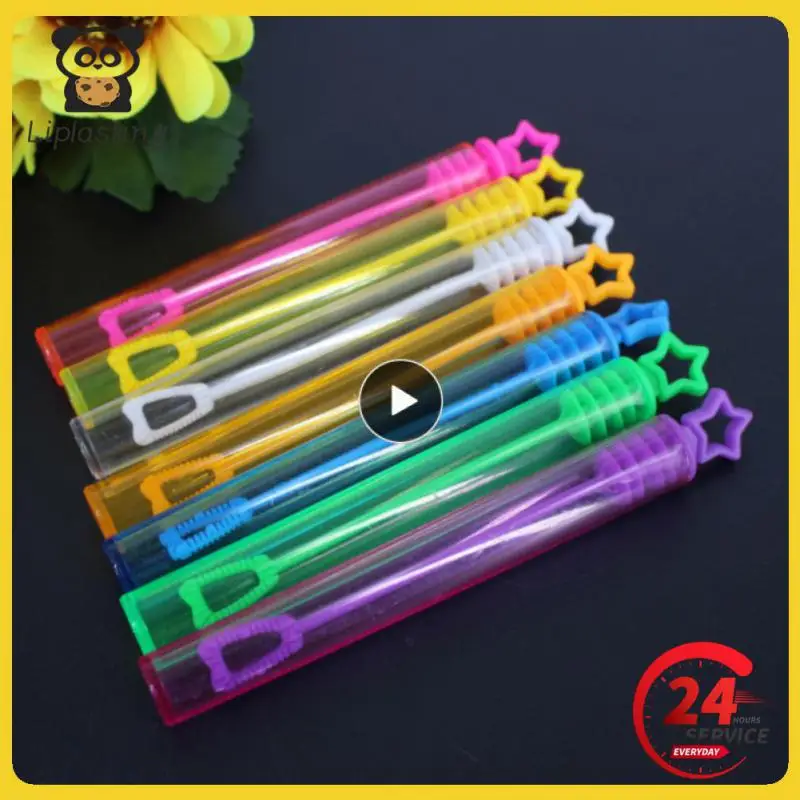 

Красочный фон для свадьбы, дня рождения, Декор, звезда, палочка, пузырьковая трубка, портативная детская игрушка для улицы