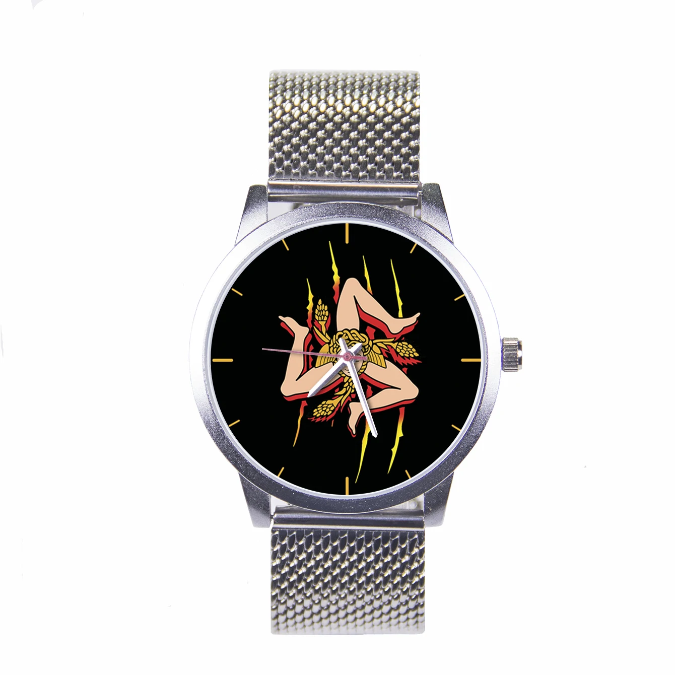 

Decoration Men Gift Leisure Watches for Men Watch Free Shipping Unique Independent Design Souvenir Individuality Silver Case