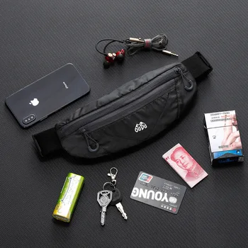 Professional Running Waist Bag Men Women Gym Sports Mobile Phone Waist Pack Trail Ultra-thin Invisible Waterproof Mini Fanny Bag