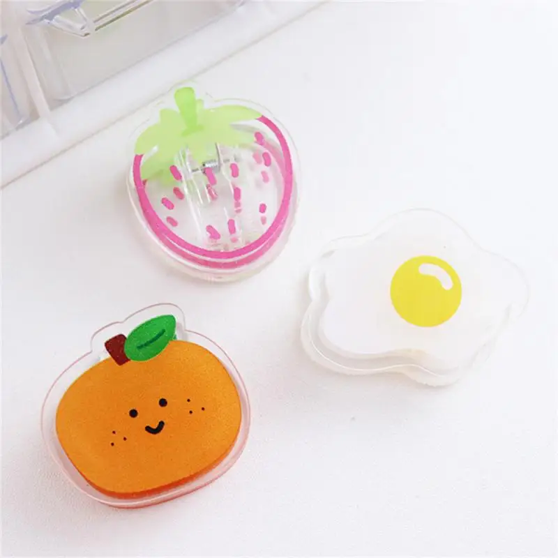 Multifunctional Ledger Clip Creative Cartoon Not Easy To Relax After Repeated Use Paper Clip Firmly Acrylic Folder Simplicity paper clips binder clips
