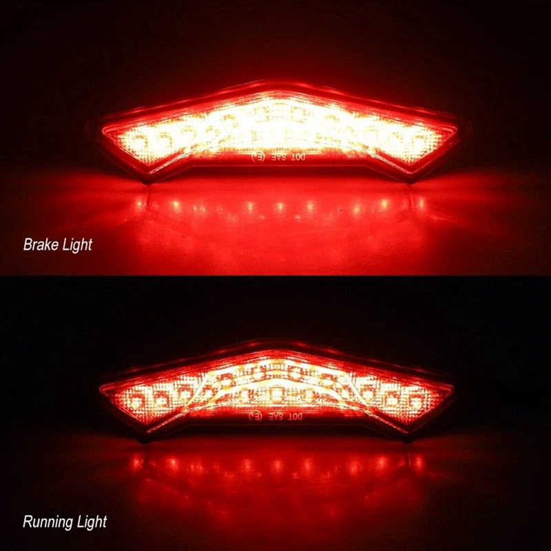 

1Pair ATV Smoked LED Taillights Rear Brake Tail Lamps Brake Light For Can-Am Commander 2021-2022 710006633