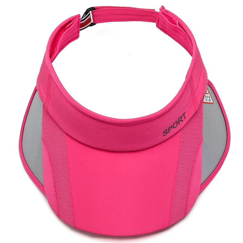Summer Women Pull-out Brim Air Sun Hats Visor UV Protection Top Empty Solid Outdoor Sports Tennis Golf Running Sunscreen Cap sun hat sun protection hat empty top hat