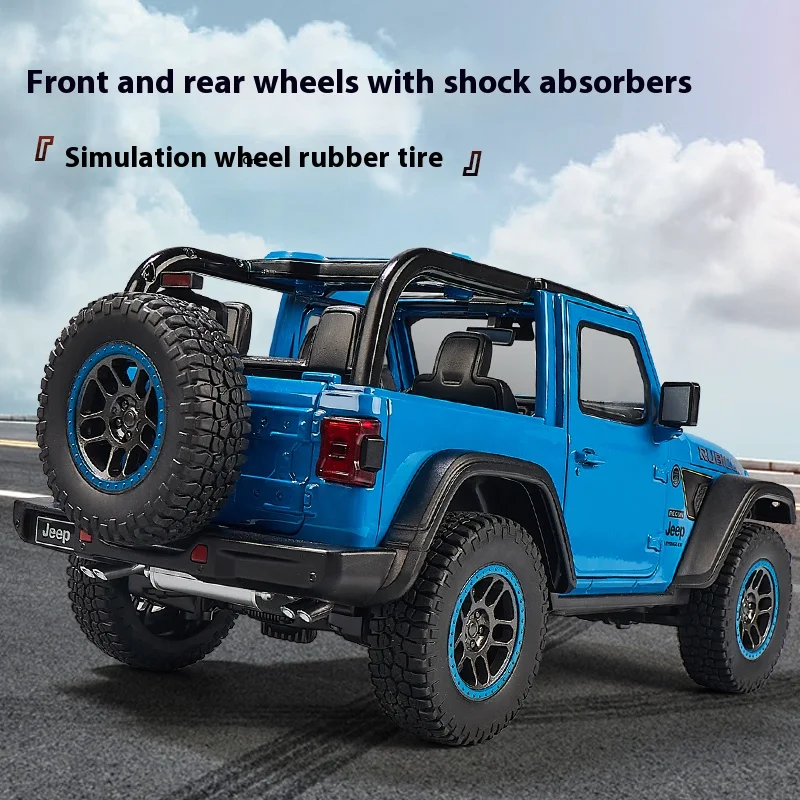 Jeep Wrangler Rubicon ouvert welly 1/24 | Les Miniatures