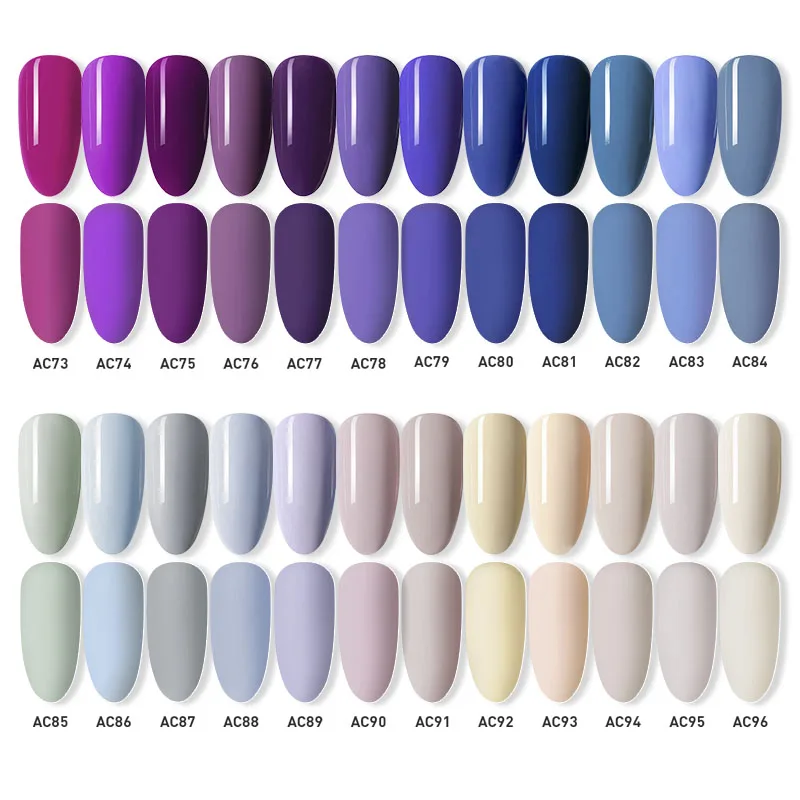 Beautilux Gel Nail Polish AC Colors Professional UV LED Salon Nails Art Gels Varnish Soak Off Semi Permanent Nail Lacquer 10ml