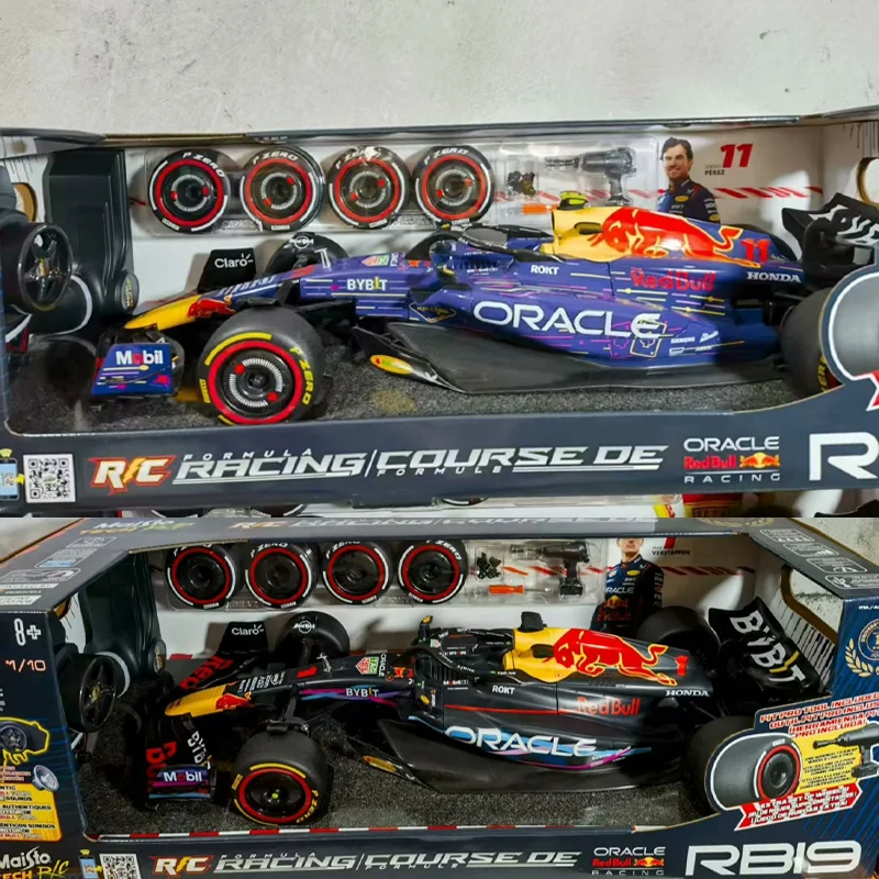 새로 입고된 마이스토 1:10 라스베가스 RB19 몬자 페라리 SF23 F1 RTR RC카 합금 미니어처 모델 맥라렌 MCL38 RC카 장난감 어린이 선물