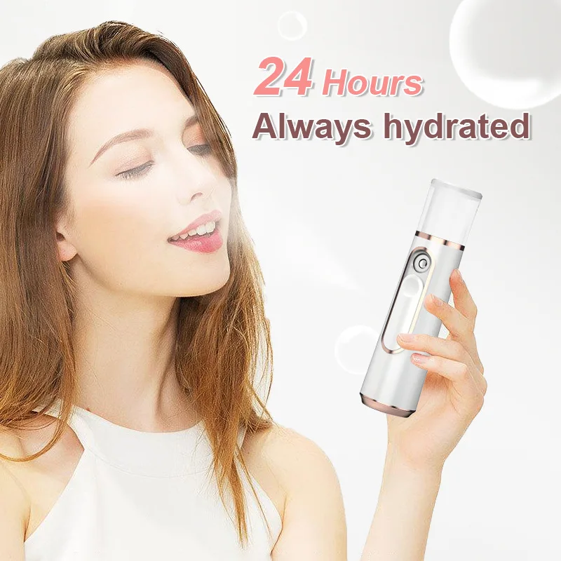 Spray Water Refill Device Handheld Portable USB Charging Facial Moisturizing Beauty Device Mini Cold Spray Humidifier