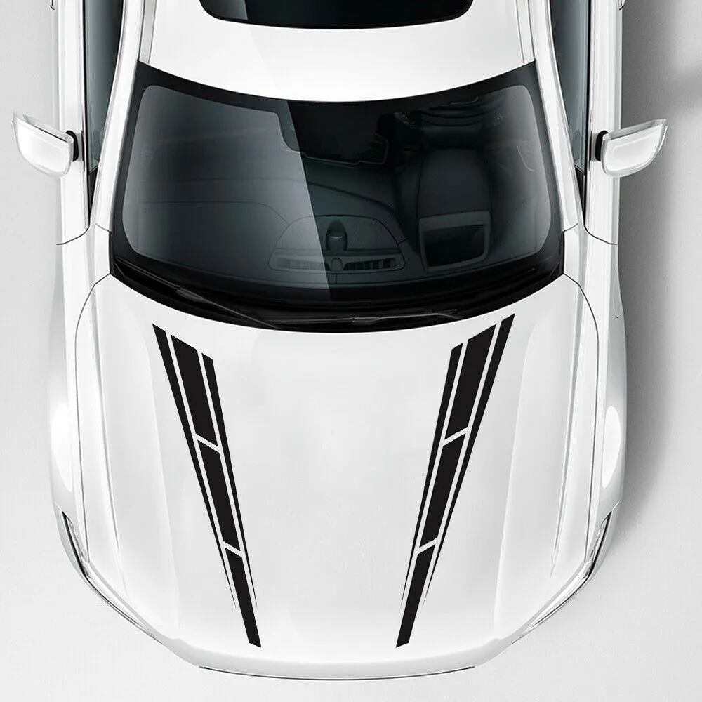 1 Набор универсальные автомобильные спортивные Передние наклейки полосы