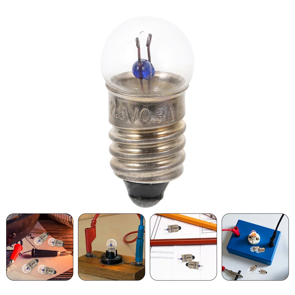 

25 Pcs Light Bulb Miniature Lamp Christmas Bulbs Experiment Lighting Accessories Small Screw