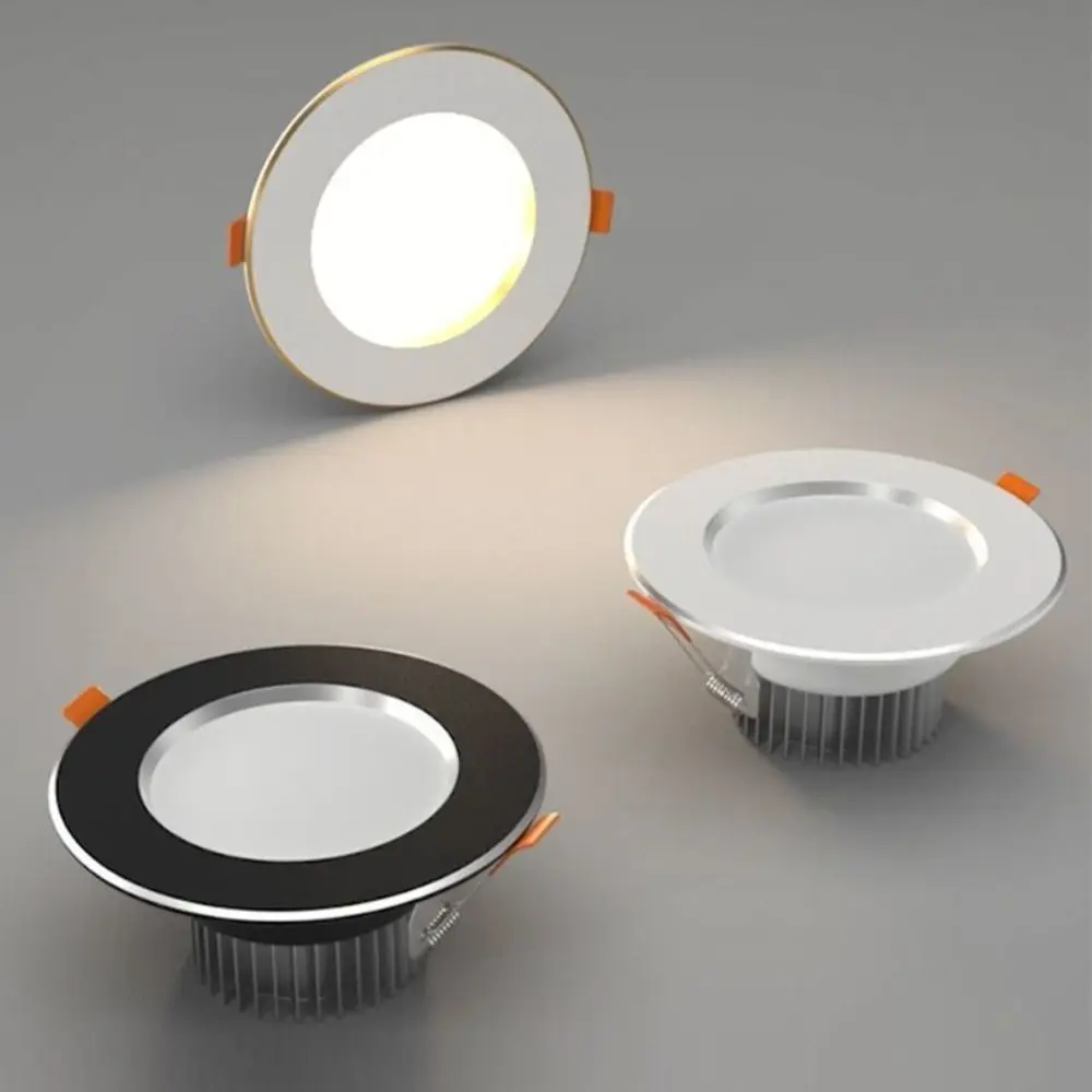 Small Recessed LED Downlight Embedded Round Down Lights Spot Light 220V Ceiling Lamp Indoor