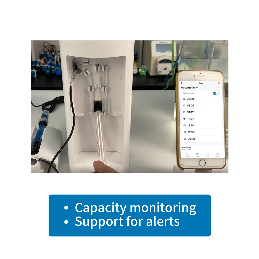 Kamoer KH Carer PH Tester Automatically Test and Add the KH Value with 4 Dosing Pumps Wi-Fi/Bluetooth Compatiable for Aquarium