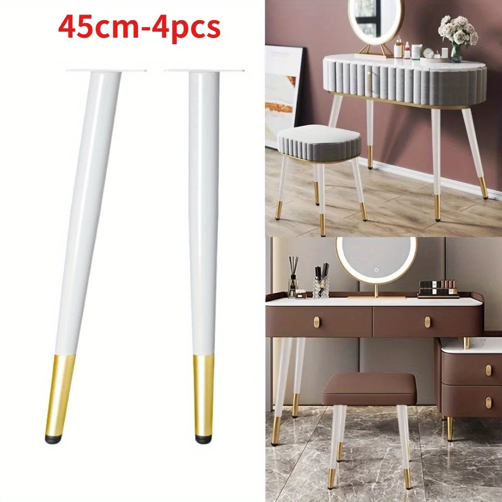 4pcs 45cm Furniture Leg Accessories Furniture Legs Metal Furniture Legs Replacement Sofa Living Room Bedroom Table Cabinet Feet