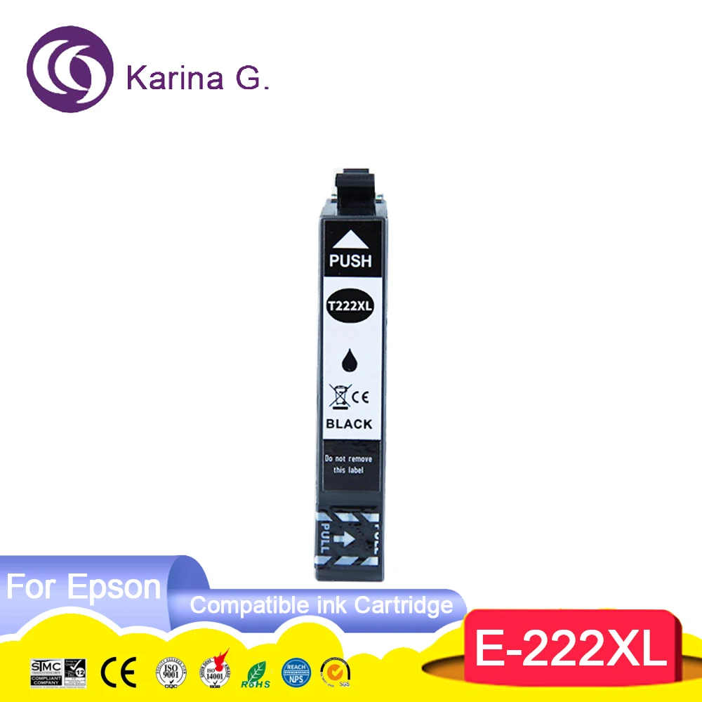 222 T222 XL 222XL T222XL Premium Compatible Color Inkjet Ink Cartridge for XP-5