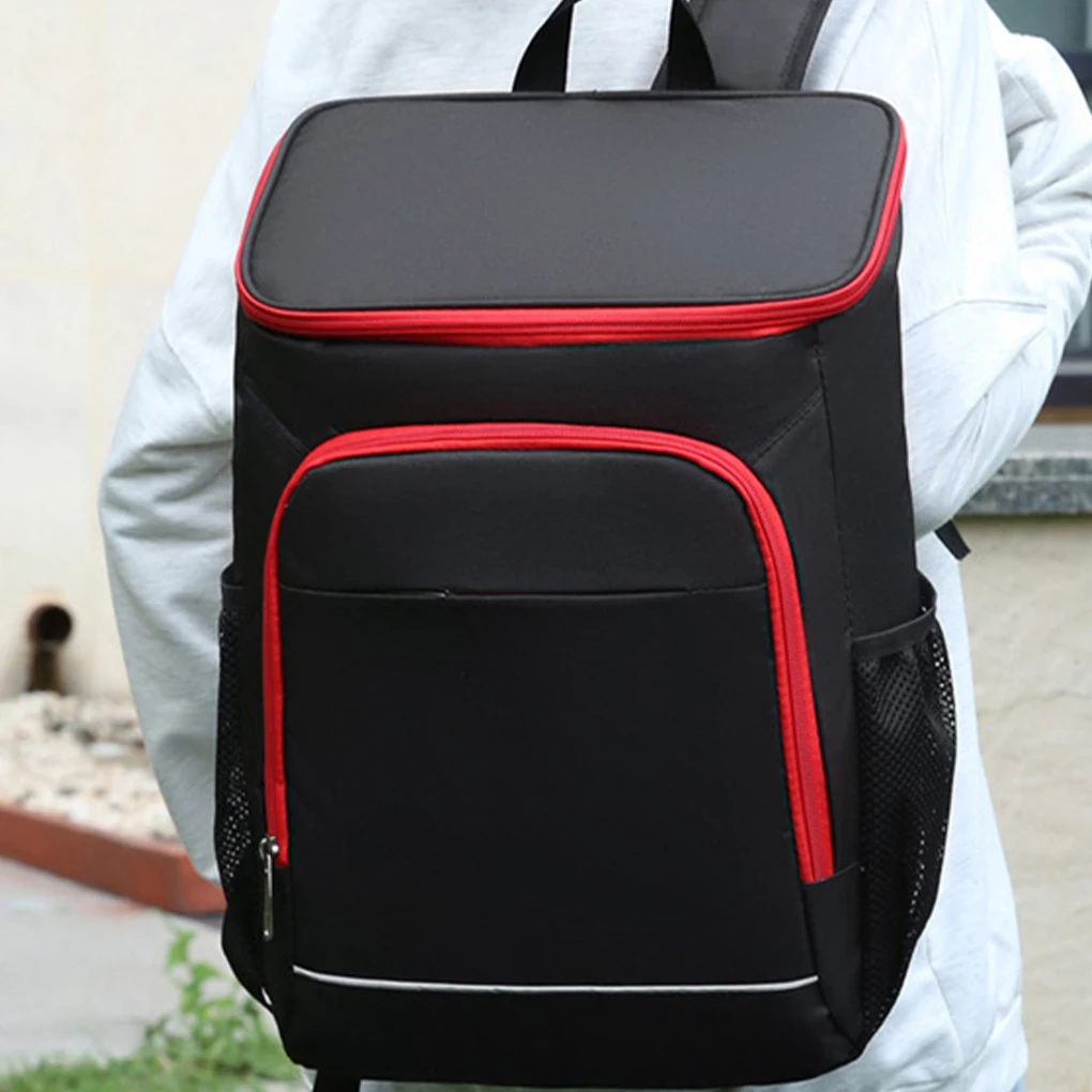 

Lightweight Leakproof Insulated Lunch Backpack Hiking Wide Range Of Uses Premium Oxford Cloth Grey