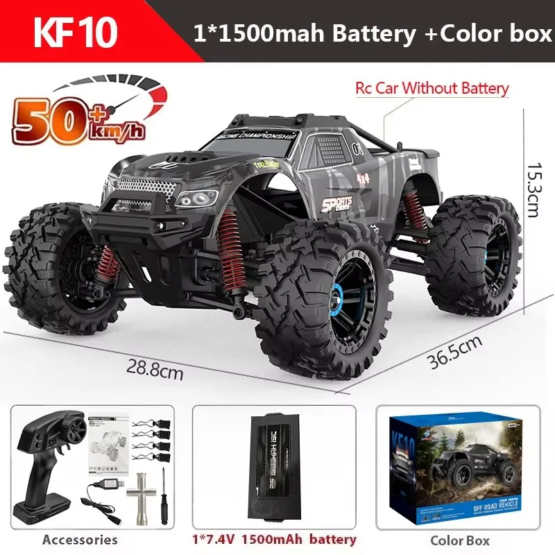 3S バッテリー付　KF10 ブラシレス ラジコン 1/10 KF10 1:10 4WD RC Car 50KM/H OR 70KM/H Off Road Car 2.4G High