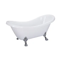 Customized Red Foot Bath Tub, Cupc/CE Approved, Traditional Bathtub 1