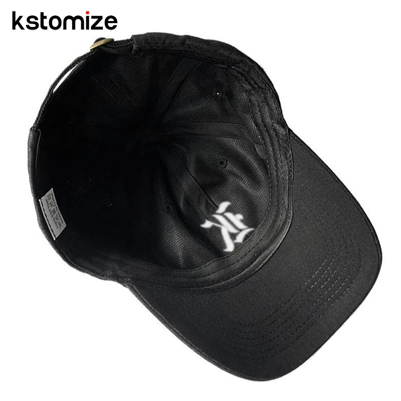 A-Z Old English Embroidery black Baseball Cap High Quality Cotton Fashion Men Women Sport Visors Adjustable Snapback  Caps 4