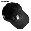 A-Z Old English Embroidery black Baseball Cap High Quality Cotton Fashion Men Women Sport Visors Adjustable Snapback  Caps 4