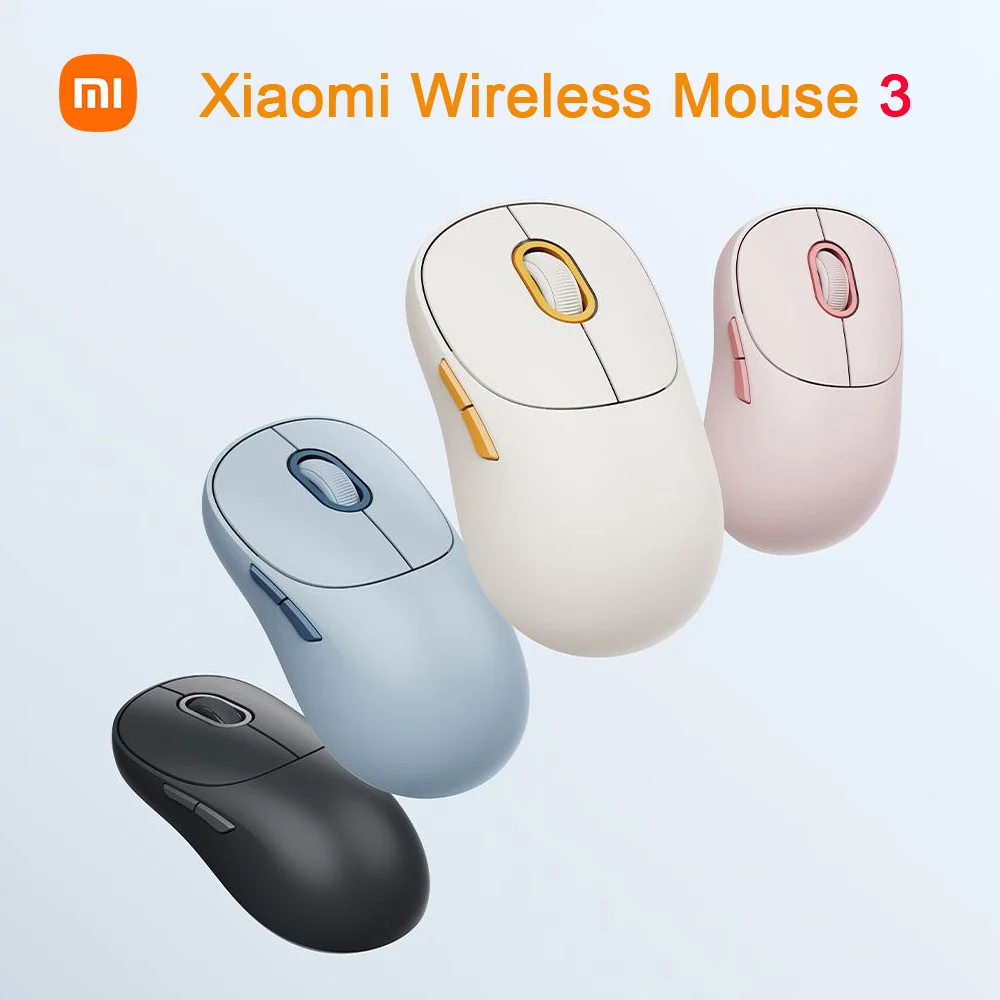 

Мышь беспроводная Xiaomi 3, Bluetooth, 2,4 ГГц, 1200DPI