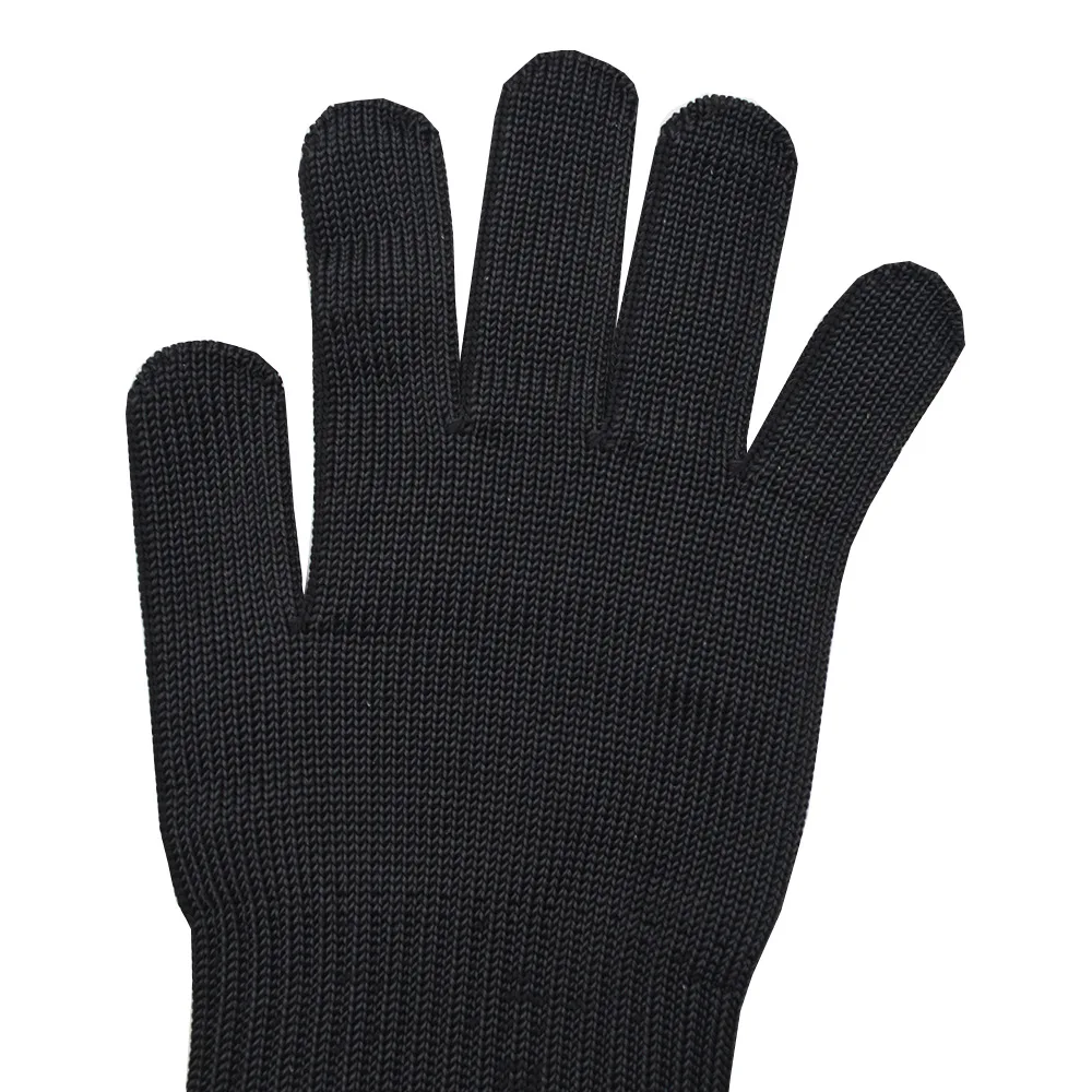 Guantes de trabajo anticorte de 40cm de largo, guantes de Metal de acero inoxidable resistentes al corte de alambre, guantes protectores tácticos de carnicero, 1 par