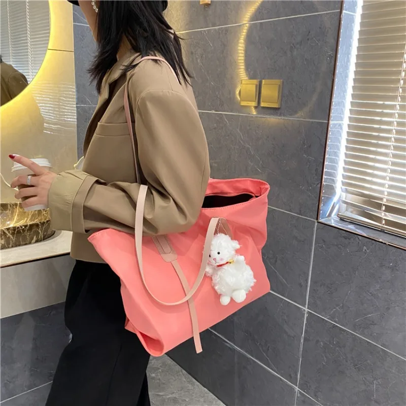 

Large Capacity Bag New Fashion Net Red Tote Bag Niche Design Shopping Bag Crossbody Single Shoulder Bag