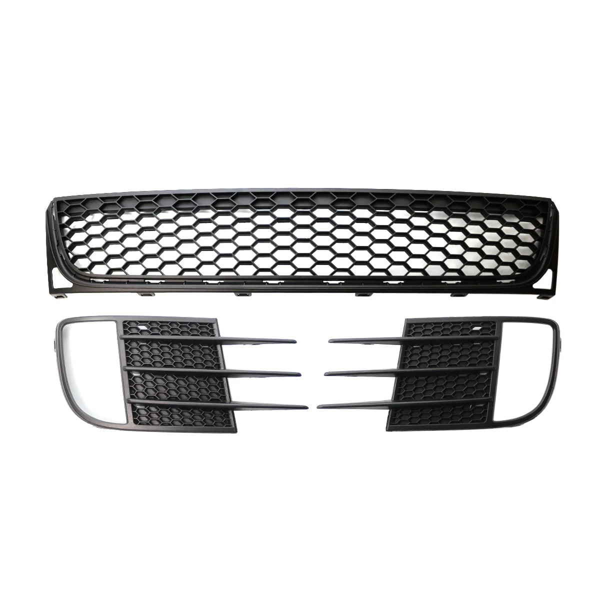 Mesh Style Front Bumper Car Fog Light Cover Vent Grille Grill
