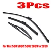 New 3Pcs Front Rear Wiper Blades Set for Fiat 500 500C 500L 2009 to 2023 Windshield Windscreen Tailgate Window Brushes Car Parts 1