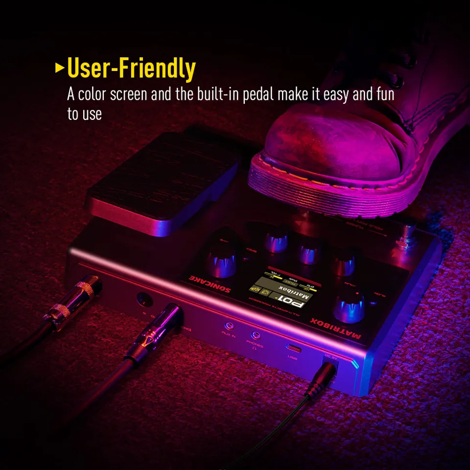 SONICAKE Matribox 140 procesador multiefectos para guitarra/bajo