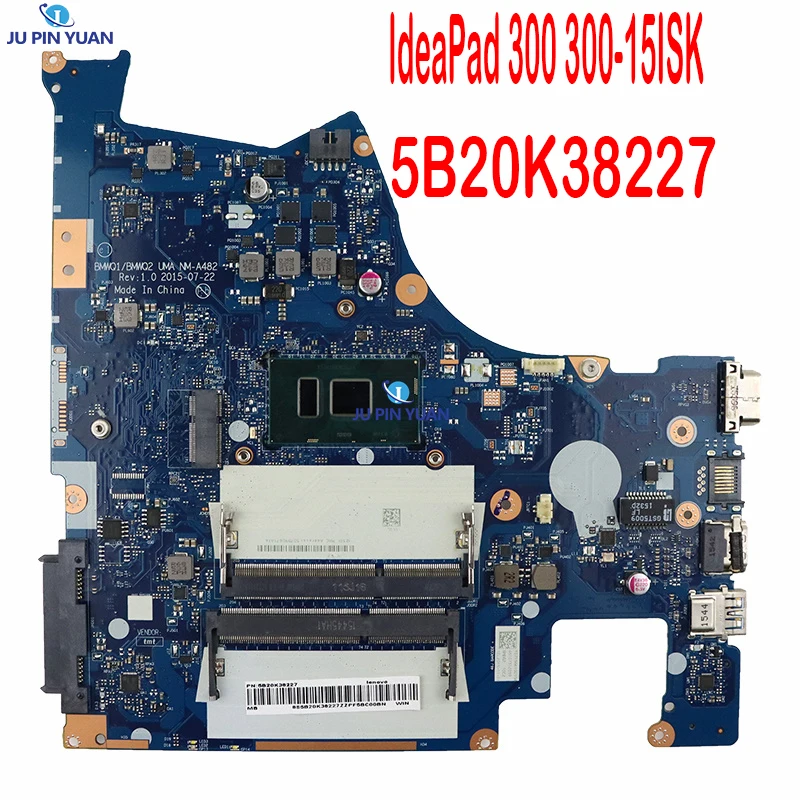 

For Lenovo IdeaPad 300 300-15ISK Laptop Motherboard SR2EX 4405U CPU 5B20K38227 BMWQ1 BMWQ2 NM-A482