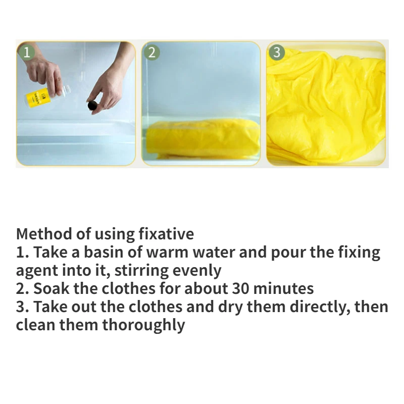 Clothes Dye Fixing Agent Refurbishment Colour Repair