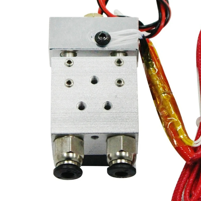 

2 in 1 out J-Head Nozzle Single Head Remote Extruder Hotend Dropship