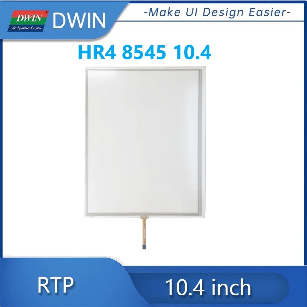 

DWIN 10.4 Inch 174.0mm*225.3mm*1.4mm 4 Wire Resistive Touch Screen