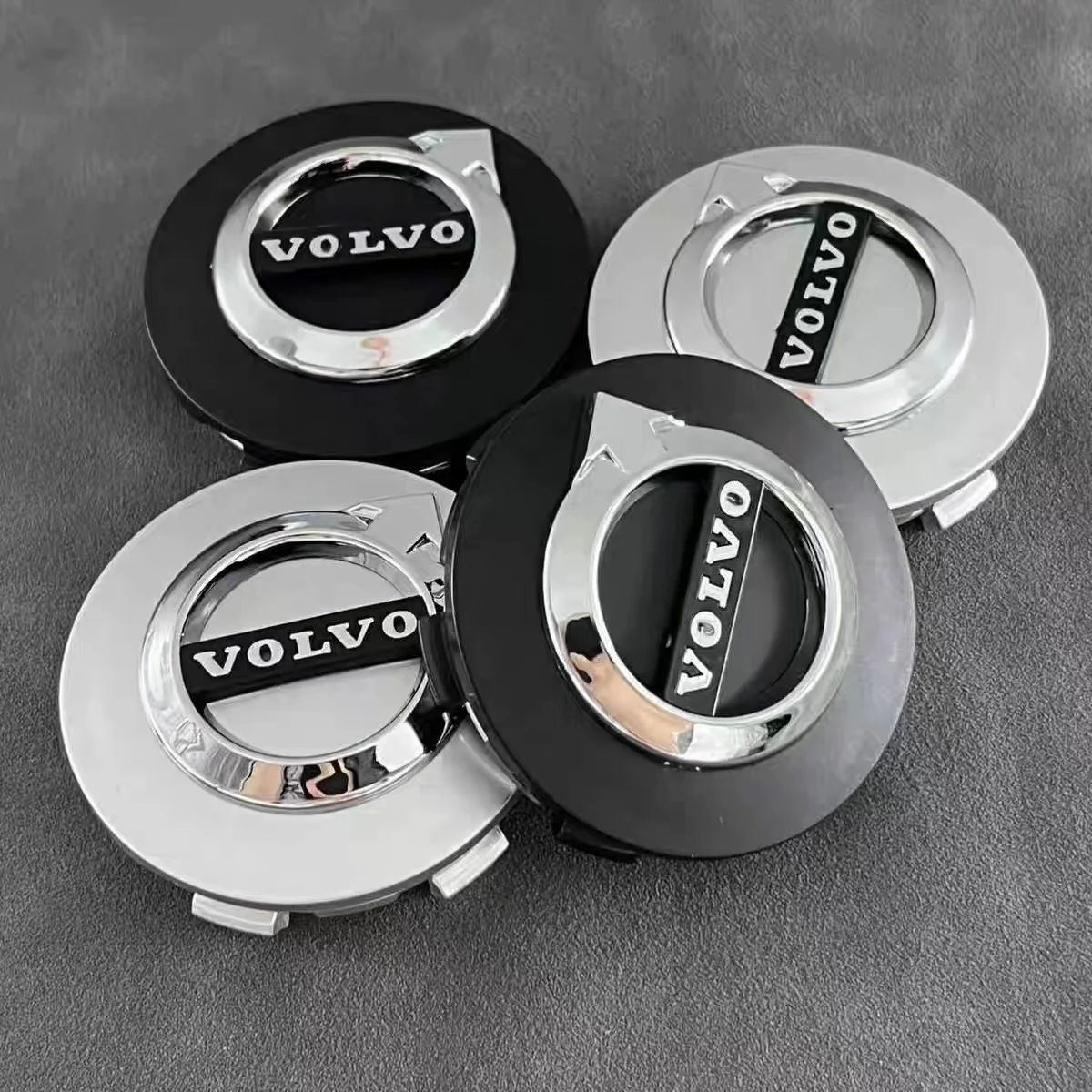 Car Hub Cap Wheel Rim Center Replace Cover 4Pcs For Volvo XC60 S60 V40 V50 V60 S80 S40 C30 AWD C70 S40 S60 S80 S90 T6 V70 V9 wheel center caps