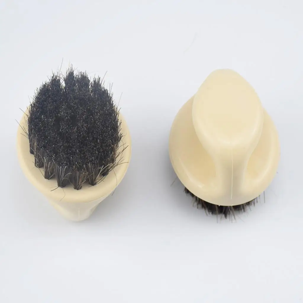 Portable Round Shape Horse Hair Shoes Brush Leather Shoes Polish Care Tool Portable Round Shape Horse Hair Shoes Brush Leather Shoes Polish Care Tool