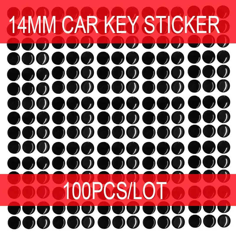 

100pcs 14MM Vvdi Keydiy Kydz Remote Key Crystal Logo Badges Sticker For VW/Ford/Kia/BMW/OPLE/ NISSAN/SEATRemote key