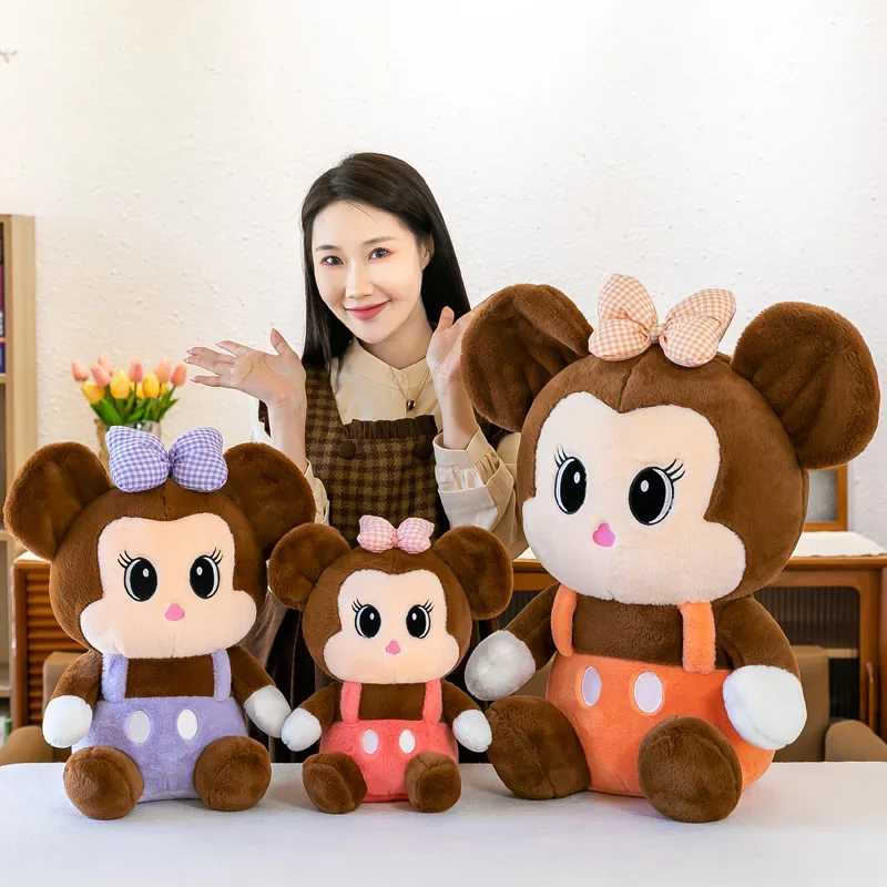 

Disney Mickey Mouse Plush Dolls Cartoon Peripherals Home Living Room Ornaments Children's Pillow Toys Birthday Holiday Gifts