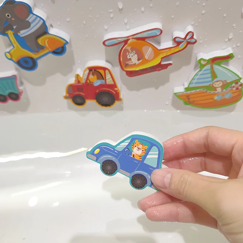 Summer Baby Bath Toys Alphanumeric Letter Animal Puzzle Soft EVA Kids Baby Bathroom Water Toys Baby Toys for 0 12 Months 1 Years 5