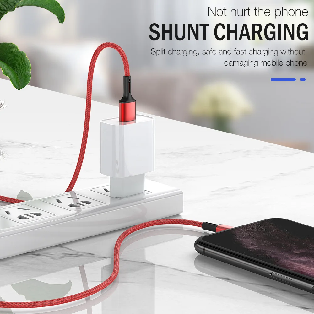 Premium Fast Charging Braided USB Charger Cable - 3m Long Data Cord