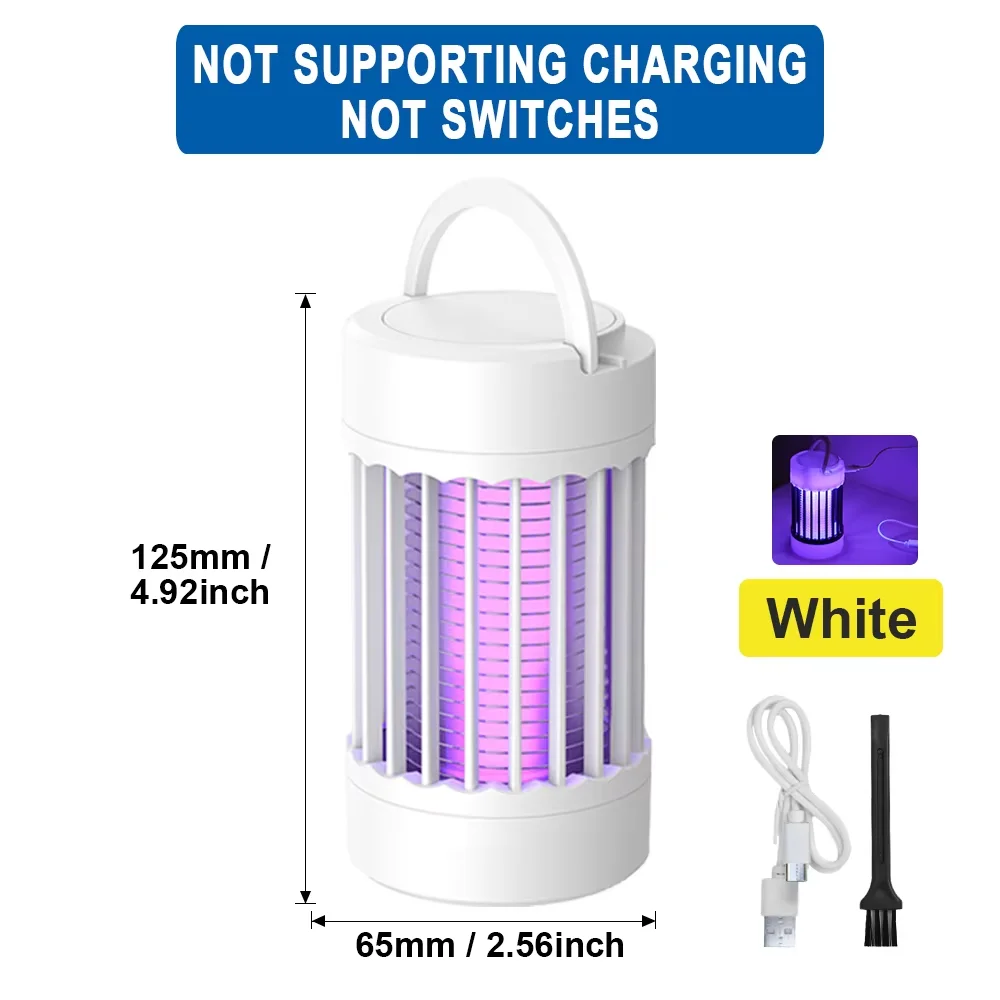 ตัวเลือกสินค้า โคมไฟฆ่ายุง UV ชาร์จ USB ใช้ได้ทั้งในบ้านและแคมป์ปิ้ง