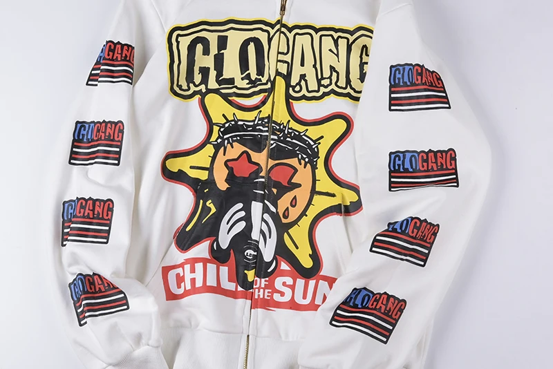 ストリート◇Glo Gang◇Glory Olympics パーカー フーディ The Glory Full Zip Hoodie (Purple Wash Camo)