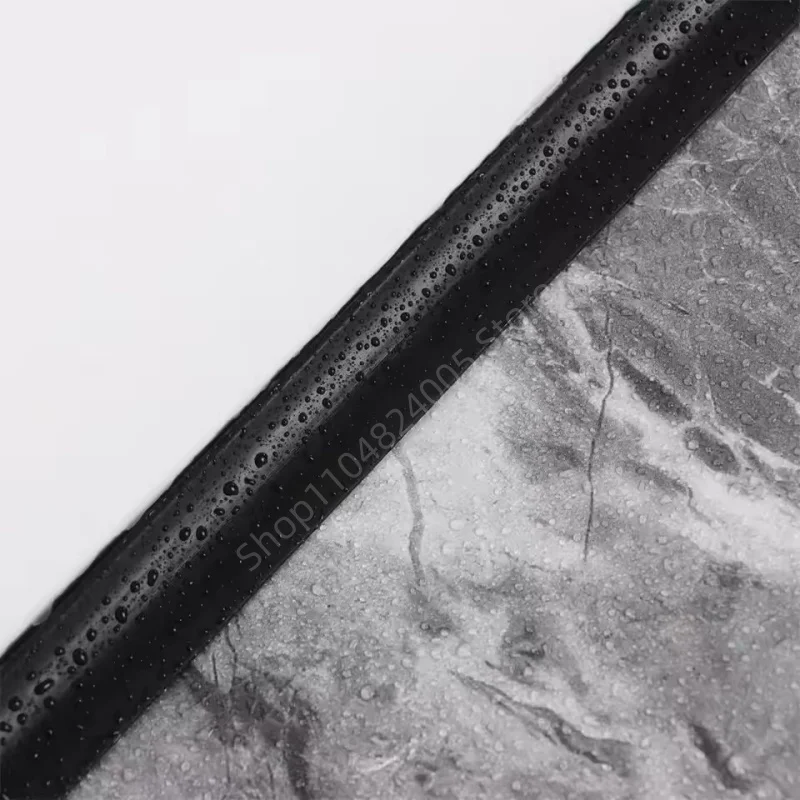 Self-Adhesive Silicone Bathroom Retention Water Retaining Strip Bendable Bathroom Door Washing Machine Shower Dam Barrier