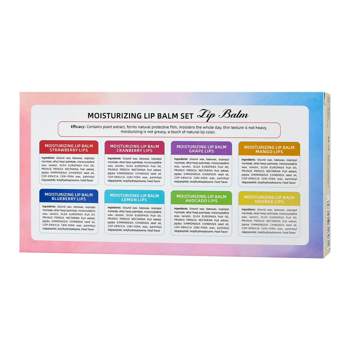 Vaseline Lip Balm Collection: Moisturizing & Nourishing Lip Care Set with Rose Lemon Essence