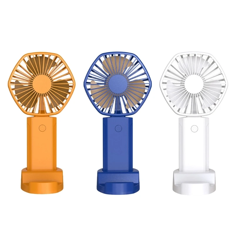 

Handheld Portable Fan USB Rechargeable Small Fan with 3 Speed for Travel New